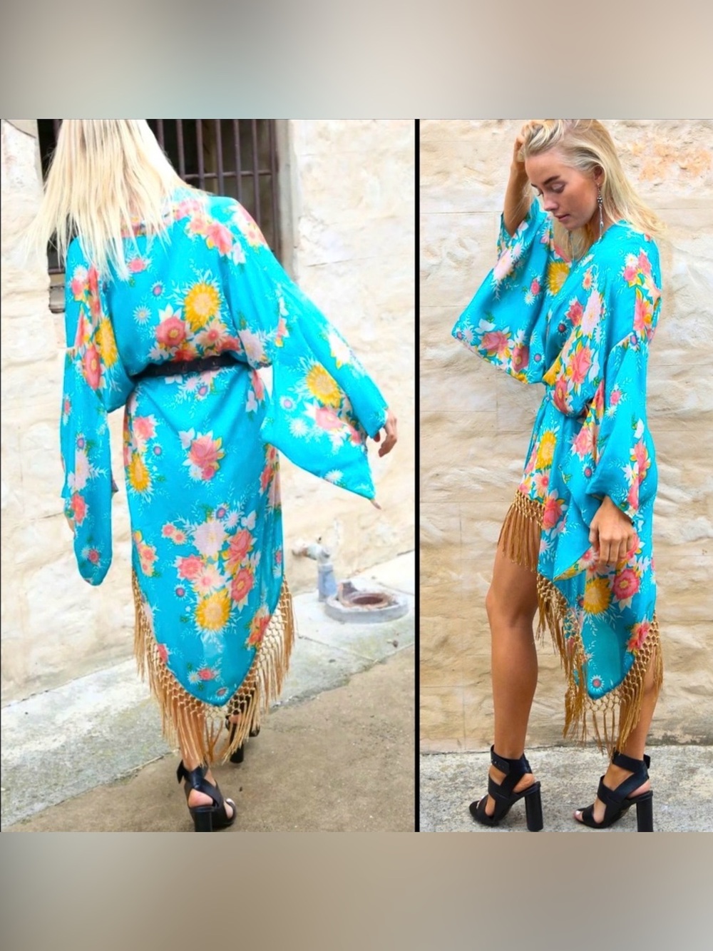 VHTF SPELL JAGGER KIMONO ROBE